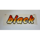 SAMOLEPKA --- BLACK  - ČERVENO-ORANŽOVO-BÍLÁ